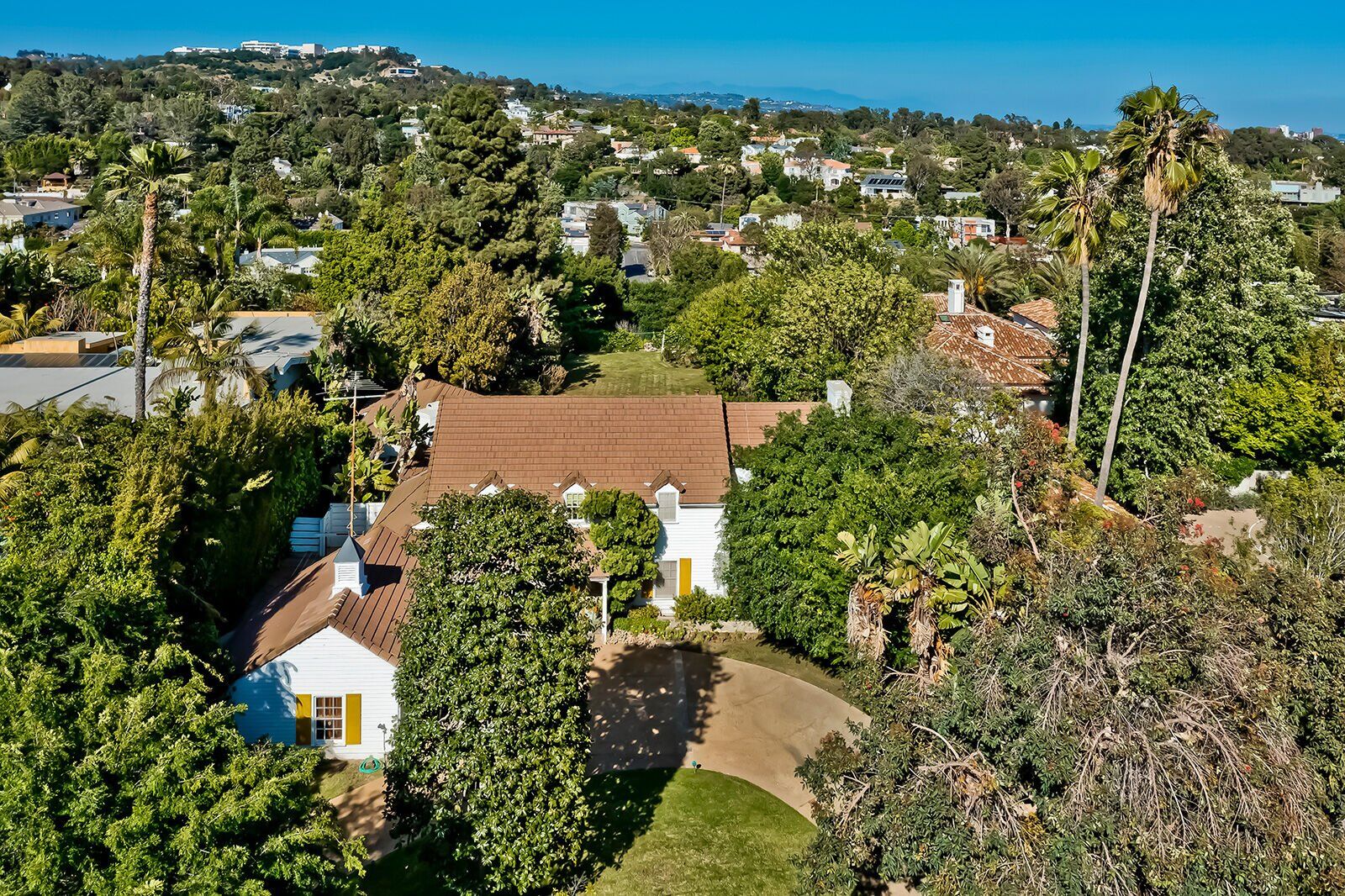 Betty White home aerial